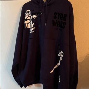 💥Disneyland Stars Wars Nite Limited Release Storm Trooper Hoodie (no pockets)💥